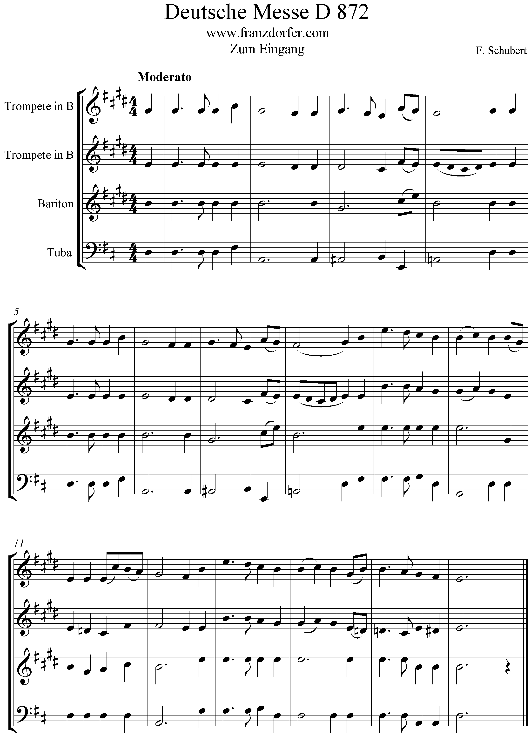 Noten blechbläserquartett wohin soll ich mich wenden